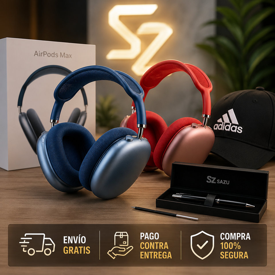 2 AIRPODS MAX POR EL PRECIO DE 1 + GORRA  Y ESFERO DE LUJO  GRATIS 🎁