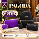 COMBO PAGODA 2 EN 1 🎁 Morral con Accesorios + Bolso GRATIS
