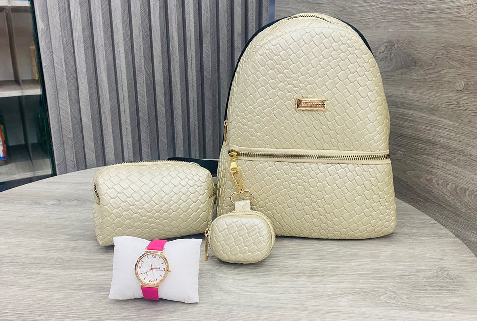 Pagoda® Luxury Set 4 en 1 Todo lo que necesitas para combinar elegante todos los días.