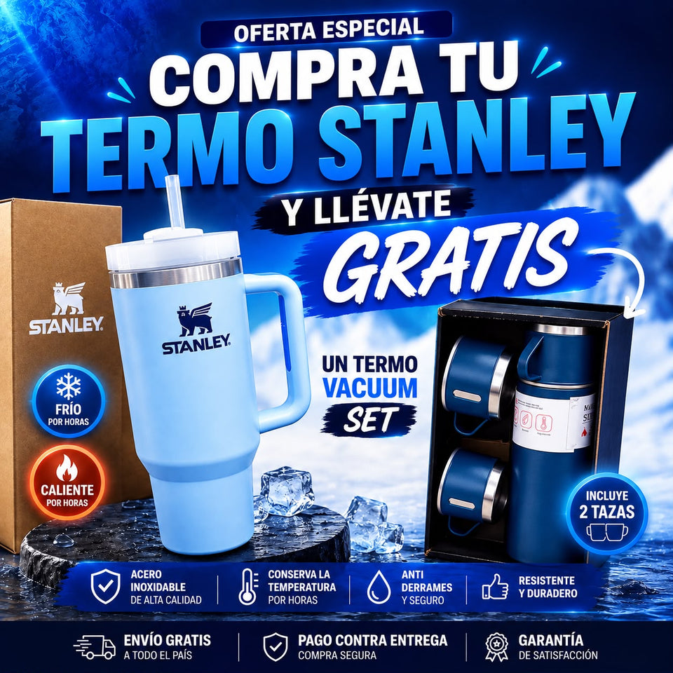 Combo Stanley + Vacuum Flask GRATIS